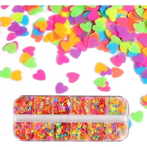 Fluorescence Glitter Sequins Epoxy Resin Filling DIY Jewelry Nail Art Decoration