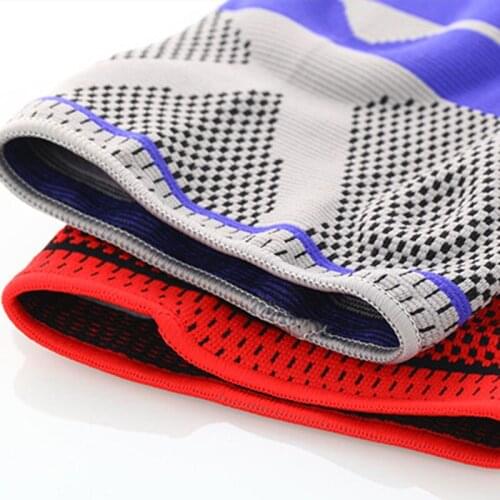 Knee Proetctor Silica Gel Spring Brace knitting Breathable Sports Basketball Climbing RW