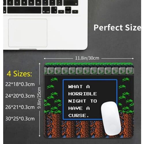 Castlevania Curse Mouse Pad DIY Print Castlevania Symphony Of The Night Symphony Night Sotn Dracula X