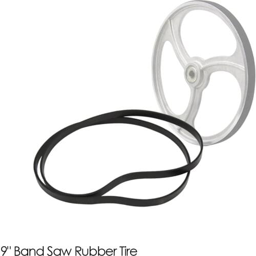 2pcs Bandsaw Tire Rubber Band Woodworking Spare Parts for Delta 28-150 BS100 Craftsman Grizzly 9" Band Saw Scroll Wheel