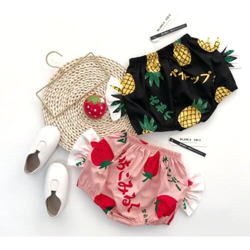 Tonytaobaby Summer New Style Fruit Sugar Modeling Girls Candy Summer Pants Girls Pants