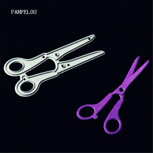 PANFELOU Metal craft scissors paper die cutting dies for Scrapbooking/DIY Easter wedding Halloween cards