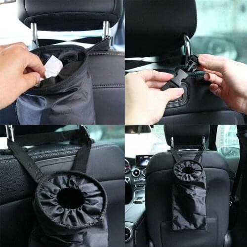 Portable Car Seat Back Garbage Bag Car Auto Trash Can Car Leak-proof Box Dust Styling Oxford Case Holder Cloth D0S2