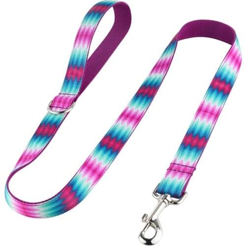 Dog Leash Tactical Bungee Elastic Rope Dual-Handle Reflective Nylon Pets Leads (Collar Unincluded)