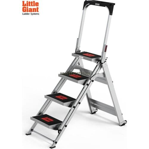 Ladder household folding indoor multifunctional herringbone ladder thickened aluminum alloy engineering ladder