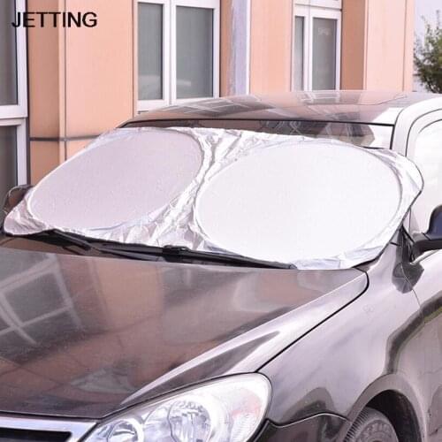 Hot UV Protect Car Window Film Auto Visor Windshield Windscreen Sun Block Cover Folding Jumbo Front Rear Car Window Sun Shade
