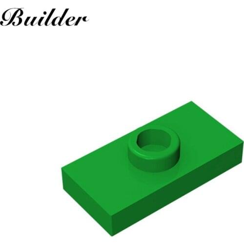 Little Builder 3794 Building Blocks accessories DIY Plastic Technological Part 1x2 Base 10pcs MOC Educational Children Toy 15573