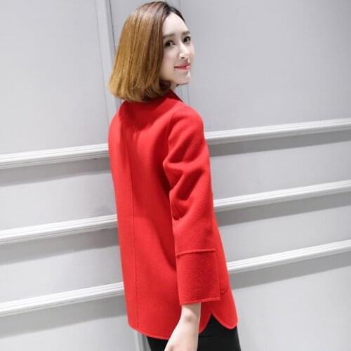 Double Side 300% Wool Coat Autumn Winter Jacket Women Long Coats and Jackets Women Clothes 2020 Abrigo Mujer MY