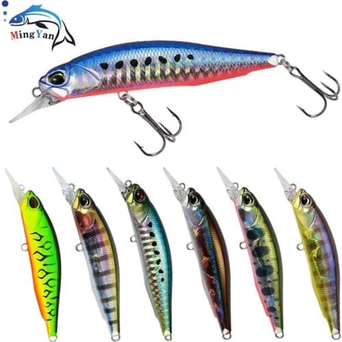 1PCS Minnow Fishing Lure 63MM/5G Suspending Wobblers Artificial Japanese Professional Hard Bait Winter Deep Sea Fishing Tackle