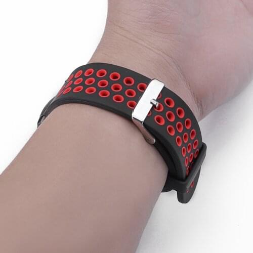 18 20mm Silicone watch Band For Lenovo Watch X Plus /Samsung Galxy Watch 42mm Gear S2 Wristband soft Silicone replacement strap