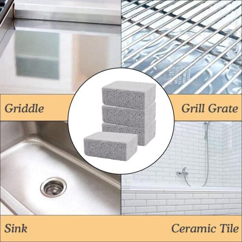 4/8pcs Premium Grill Cleaning Brick 10cm Griddle Clean Block Cleaning Tool