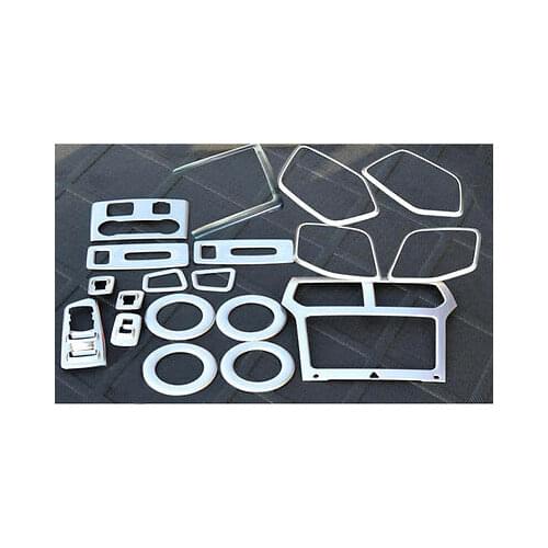 ABS Interior Accessories Whole Kit Cover Trims 19pcs For Ford Explorer 2011-2014