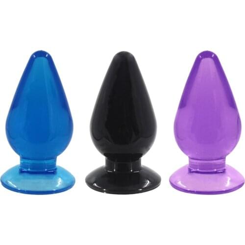 88*45mm Crystal Anal Plug Sex Toys for Men Women Masturbation Butt Plug Adult Products Prostate Massager Anal Sex Toys