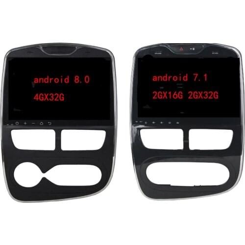 10.1 inch Android 8.0 7.1 eight Octa core Car CD DVD GPS Player NAVIGATION AUTO 4g ram 32g for Renault Clio 2013 - 2017