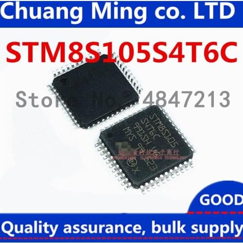 Free Shipping 10pcs/lots STM8S105S4T6C STM8S105S4 STM8S105 LQFP-44 IC In stock