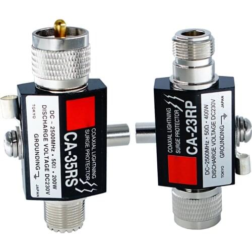 CA-35RS CA-23RP UHF PL259 SO239 N Male female Radio Repeater Coaxial Anti-Lightning Antenna Surge Protector