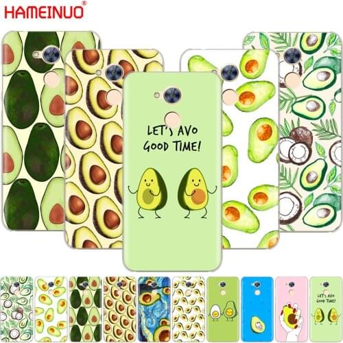 HAMEINUO Cute Avocado Food Cover phone Case for Huawei Honor 10 V10 4A 5A 6A 7A 6C 6X 7X 8 9 LITE