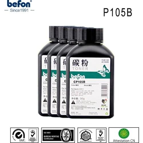 Befon P105B CP105B 105B 105 BK C Y M color Toner Powder compatible for Xerox P105B P205B M105B M105B