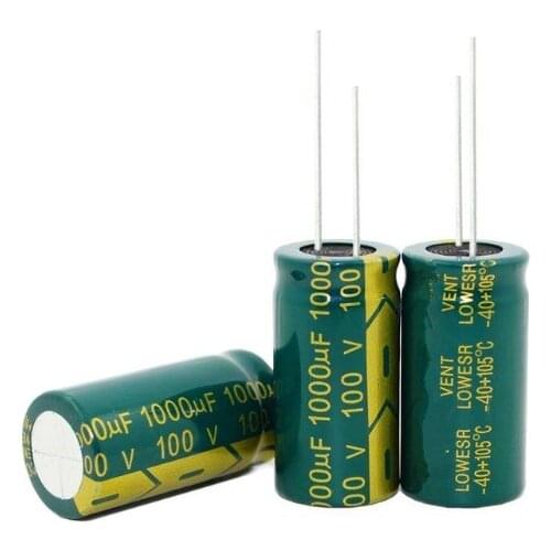 Electrolytic Capacitors 1000uF 100V 100V1000UF 25V1000UF 18*30mm 18*35mmhigh-frequency low-imped line electrolytic capacitors