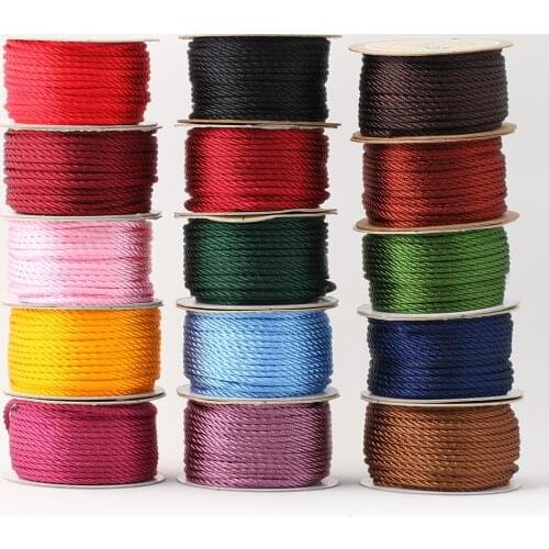 Imported pineapple rope Chinese knot line jade thread red thread red rope diy hand rope hand-woven necklace rope