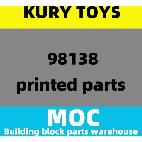 Kury Toys DIY MOC For 98138 printed parts Building block parts For Glass for brick toys