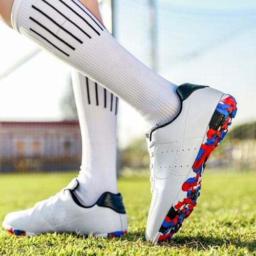 Mens Golf Shoes Professional Sports Shoes for Golf Training Walking Track and Field Course Turf Sports Shoes Wide Golf Shoes