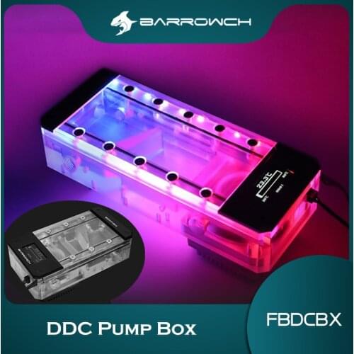 Barrowch DDC Pump Digital Display PWM 17W Pump With Reservoir Combinations, Integrated Pump + Reservoir 960L/H FBDCBX