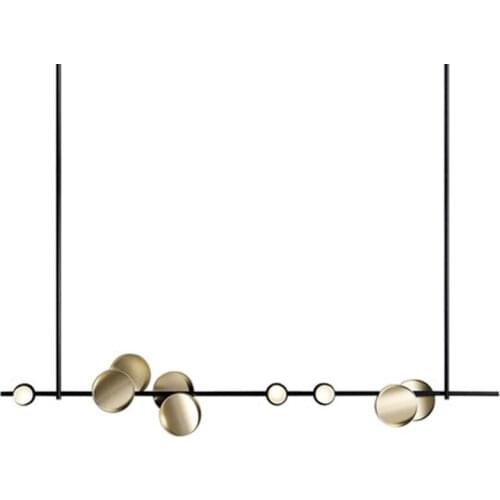 Nordic Art Design Restaurant Pendant Light Creative Metal Bar Parlor Kitchen Coffee Shop Decoration Indoor Suspension Light