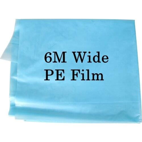 6M Wide 0.06mm PE Film Fruit Vegetables Planting Film Anti-aging Anti-fog Greenhouse Film Various Size