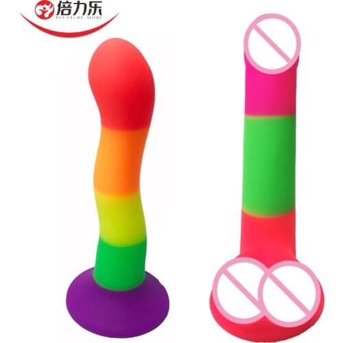 Silicone Huge Anal Dildo Realistic Big Dildo Real Vagina Massager Butt Plug Adult Sex Toys for Women Men With Strong Suction Cup