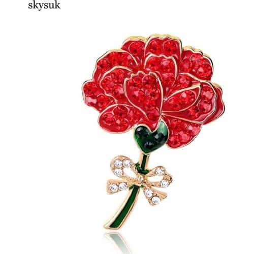 Skysuk Flower Brooches For Clothes