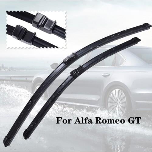 Wiper blades For Alfa Romeo GT from 2003 2004 2005 2006 2007 2008 2009 2010 Clean car windshield