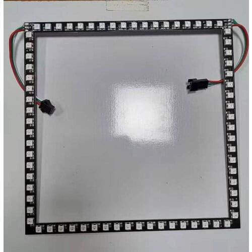 Ws2812b led module, 18LED/side, ws2812b 5050 rgb led strip, side length 20cm,pcb thickness 3mm, ws2812b customized product