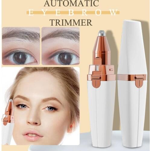 Usb Charging Womens Eyebrow Scraper 2 In 1 Electric Hair Remover Aautomatic 1pc Usb Charging Womens Eyebrow Scraper 2 In 1