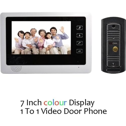1 set) Door Intercom Talkback System HD Camera Night Version One to One Monitor Video Door Phone Access Control Drawbench face
