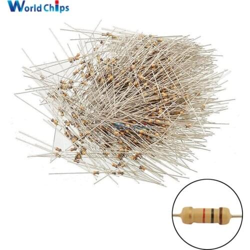 100PCS Film Resistors Resistance 10K Ohms OHM 1/4W 5% Carbon Film Assortment