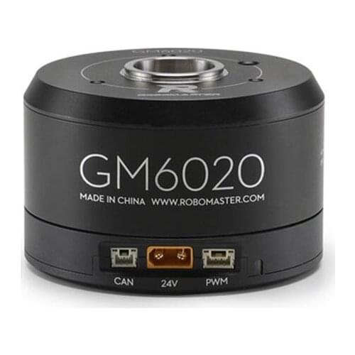 DJI RoboMaster GM6020 Brushless DC Motor dopts a hollow shaft design that offers high torque density control precision
