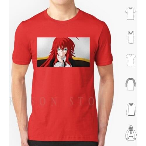 Rias Gregory Highschool Dxd T Shirt Diy Big Size Cotton Rias Gregory Highschool Dxd Issei Akeno Anime Cute