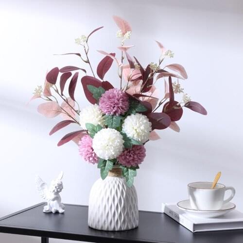 Garden Party Bridal Simulation Bouquet Nordic Silk Flower Artificial Flowers Chrysanthemum Ball Fake Flowers
