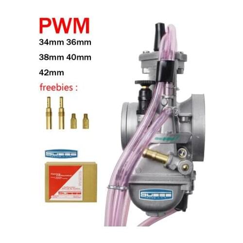 PWM 34 36 38 40 42mm For Keihin Carburetor Universal Shift Karts 2T Racing Motorcycle Scooter ATV KTM 250CC Carburador