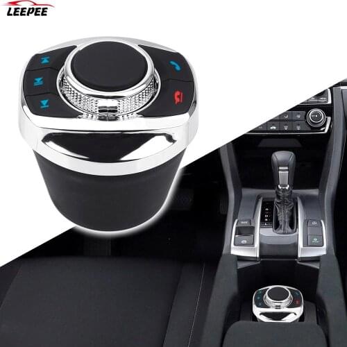 8 Keys LED Light Cup Shape For Car Android Navigation Player Car Wireless Steering Wheel Control Button Interior Moulding