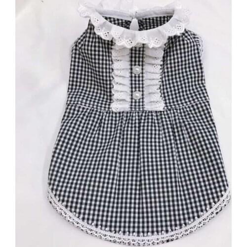 Cute Dog Dress Chihuahua Yorkshire Pomeranian maltese Puppy Skirt Poodle Bichon Schnauzer Corgi Costume Summer Pet Clothing