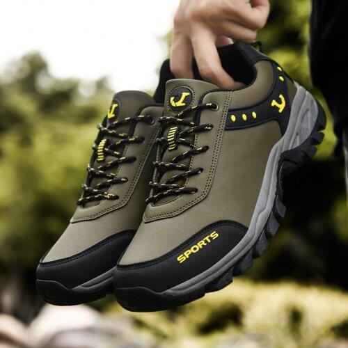 2021 Summer Hiking Shoes Outdoor Travel Men Mountain Tracking Footwear Non Slip Breathable Waterproof Sneaker Size 38-47