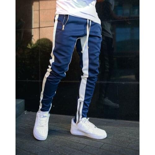 Mens Joggers Casual Pants Fitness Men Sportswear Tracksuit Bottoms Skinny Sweatpants Trousers Black Gyms Jogger Track Pants