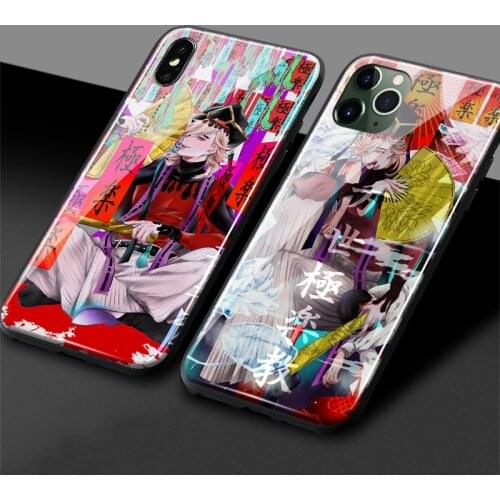 Doma Kimetsu no Yaiba anime soft silicone glass phone case shell cover for Apple iPhone SE 6 6s 7 8 Plus X XR XS 11 Pro MAX