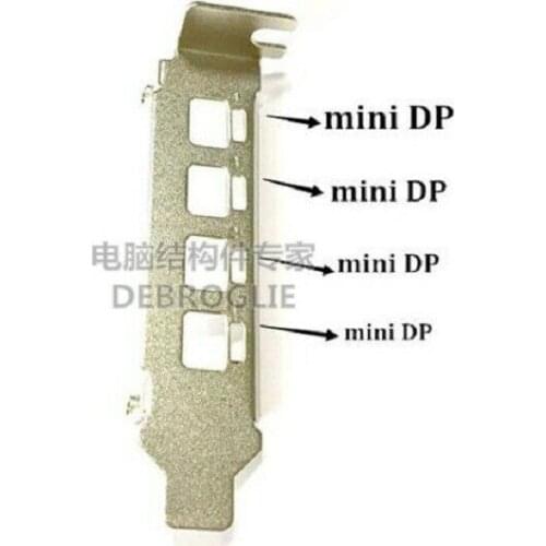 Low Profile Bracket Video Graphics Card For NVIDIA Quadro K1200 NVS510 P400 P600 P620 P1000