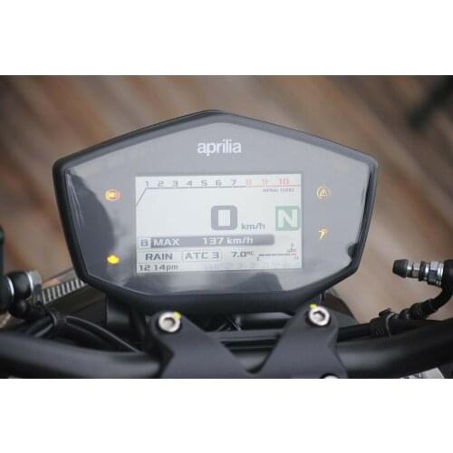 Cluster Scratch Protection Film Speedo Screen Protector Dashboard Cover for 2017 2018 Aprilia RSV4 Shiver Dorsoduro 900 Parts