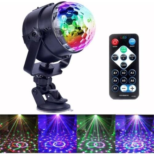 Portable Sound Control Party Light for outdoor and indoor,USB plug-in, DJ lighting, RBG disco ball, strobe light stage