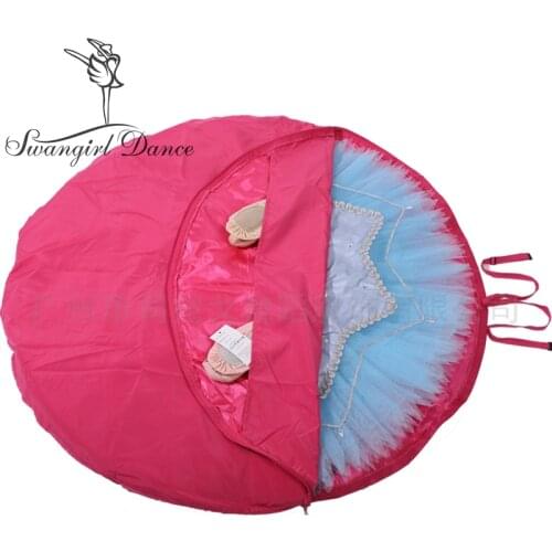 Rose red Ballet Tutu Bag Ballet Professional Dance Receive Package Dance Tutu Bag AS8630