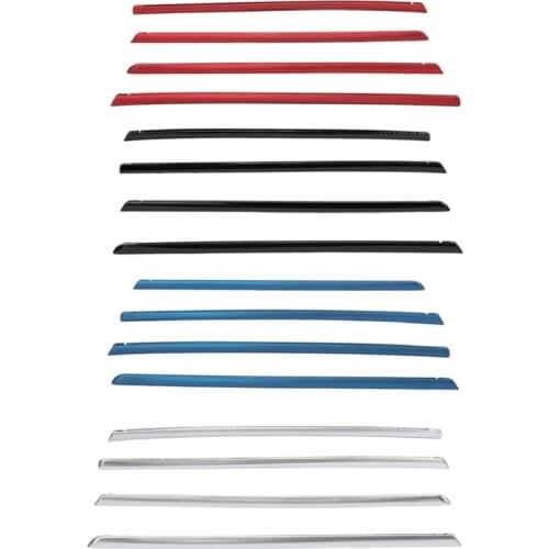 50LC Car Interior Lights Strip Lights with Blue and Orange Colors for 3 Series F30 4x Door Strip Light Belts Interior Decor